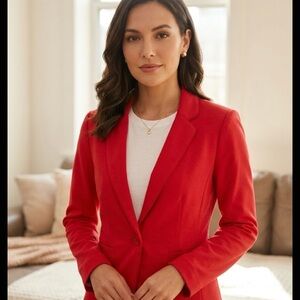 The Limited Women's Scarlet Blazer